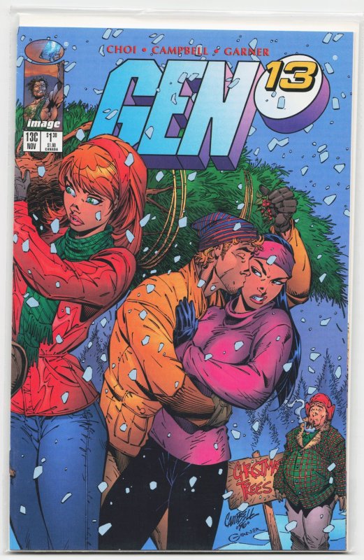 Gen 13 #13C (1996), raw, ungraded comic book — front cover