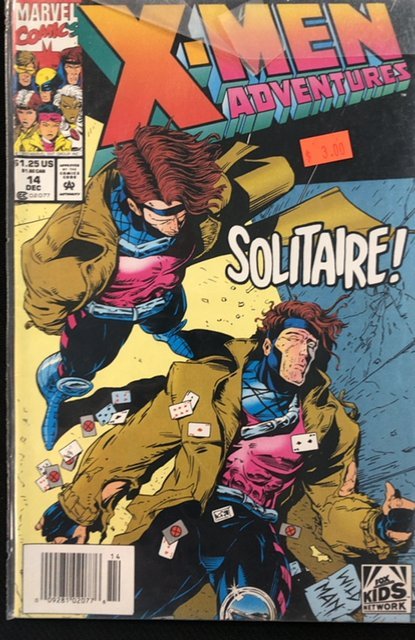 X-Men Adventures #14 (Marvel Comics, 1993), raw, ungraded comic book — front cover