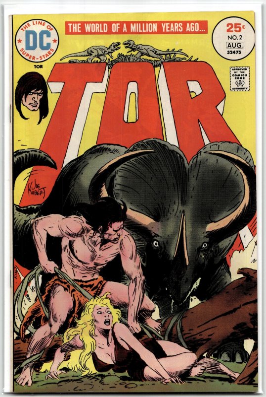 Tor #2 (Marvel Comics, 1975), raw, ungraded comic book — front cover