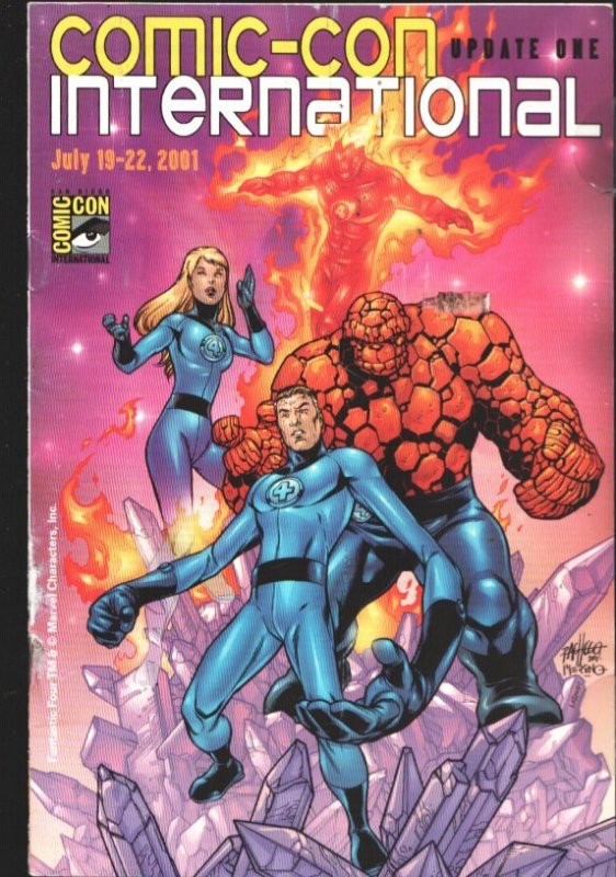 Comic-Con International Update #1, raw, ungraded comic book — front cover