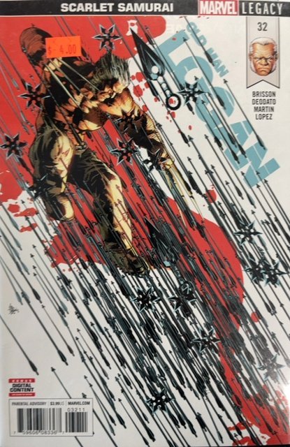 Old Man Logan #32 (Marvel Comics, 2018), raw, ungraded comic book — front cover
