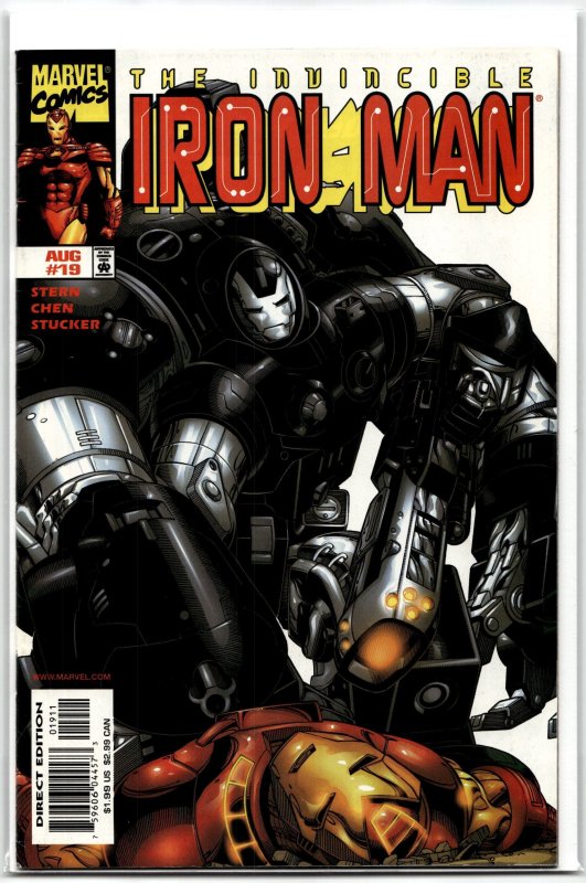 Iron Man #19 (Marvel Comics, 1999), raw, ungraded comic book — front cover