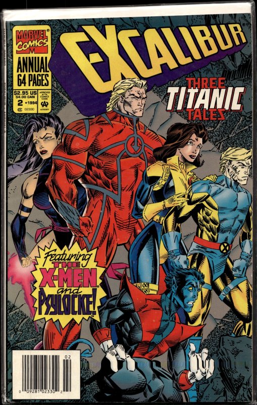 Excalibur Annual #2 (1994), raw, ungraded comic book — front cover