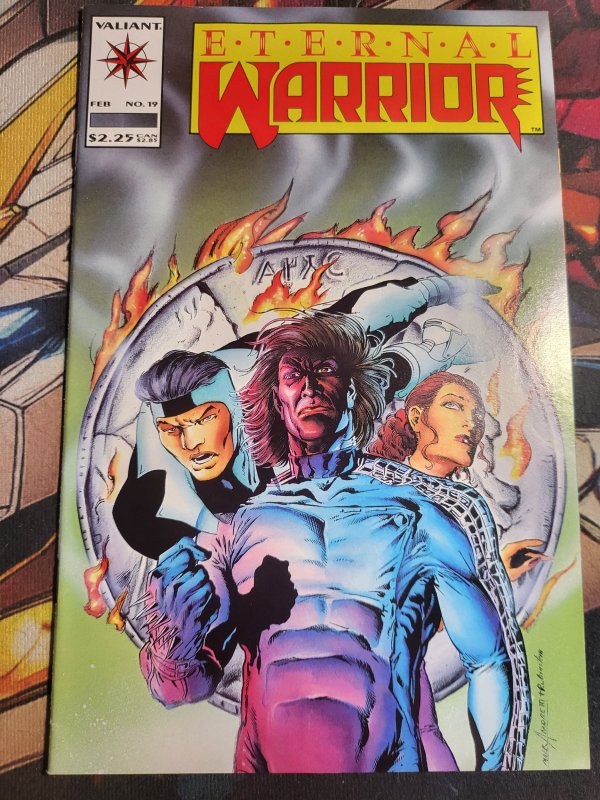Eternal Warrior #19 (Valiant Comics, 1994), raw, ungraded comic book — front cover
