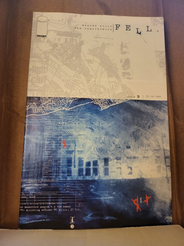 Fell #9, raw, ungraded comic book — front cover