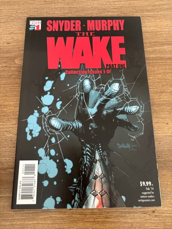 The Wake Part One TPB Collects Issues # 1-5 DC Vertigo Comic Book 2 J482 (DC Comics), raw, ungraded comic book — front cover