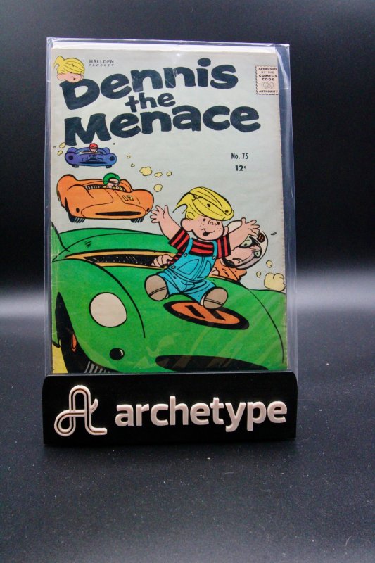 Dennis the Menace #75 (Fawcett Publications, 1964), raw, ungraded comic book — front cover