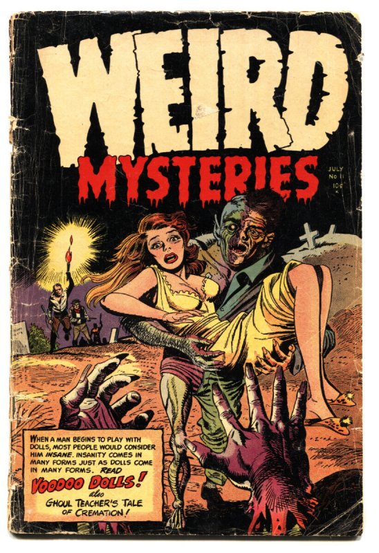 Weird Mysteries #11 - 1954 - Gilmore - G+ - Comic Book (1954), raw, ungraded comic book — front cover
