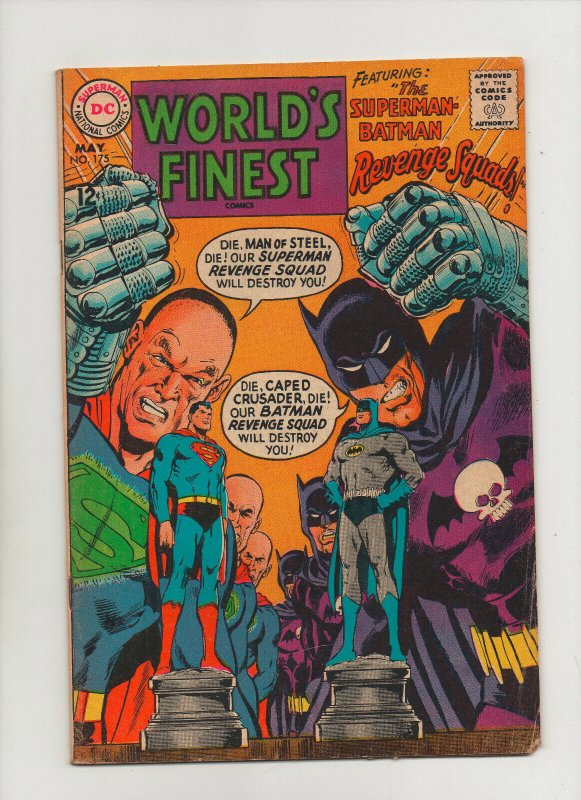 World's Finest #175 (DC Comics, 1968), raw comic book in 6.0 condition — front cover