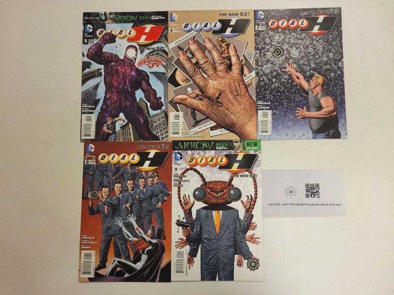 5 Dial H DC Comic Books #5 6 7 8 9 New 52 1 TJ5, raw, ungraded comic book — front cover