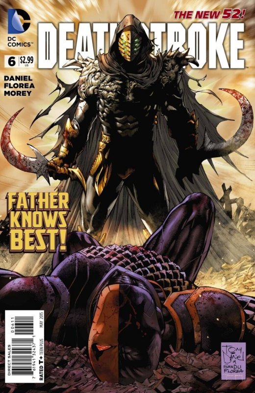 Deathstroke #6 (2014), raw comic book in VF+ condition — front cover
