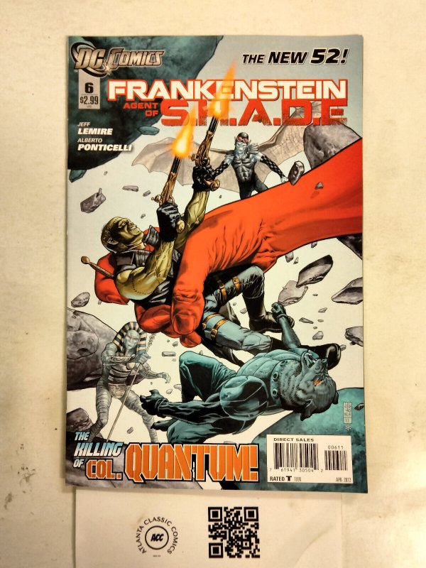 Frankestein Agent of Shade #6 (DC Comics), raw comic book in NM condition — front cover