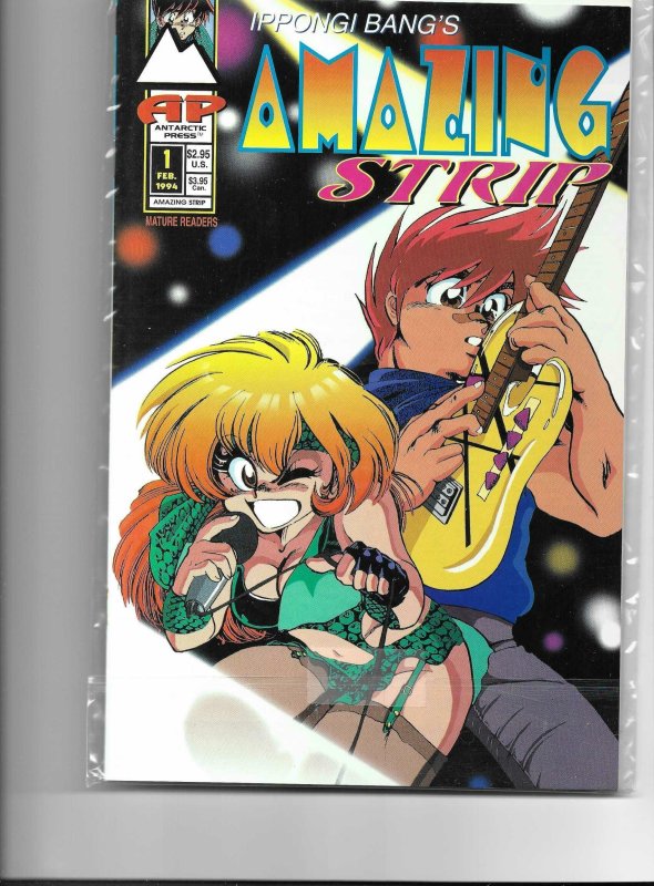 Amazing Strip #1 - 10 (1994) (full Set) (1994), raw, ungraded comic book — front cover