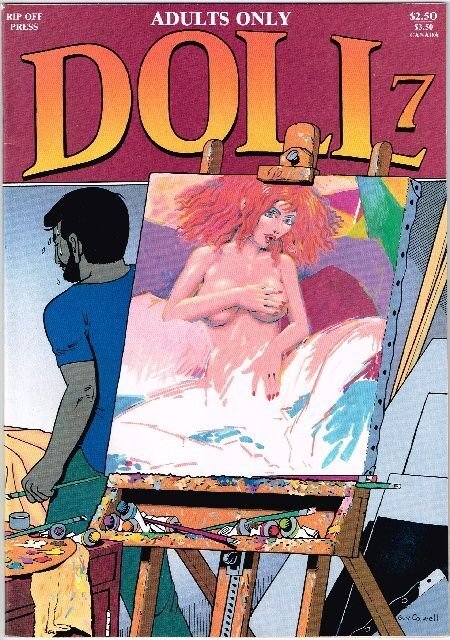 Doll #7, raw, ungraded comic book — front cover