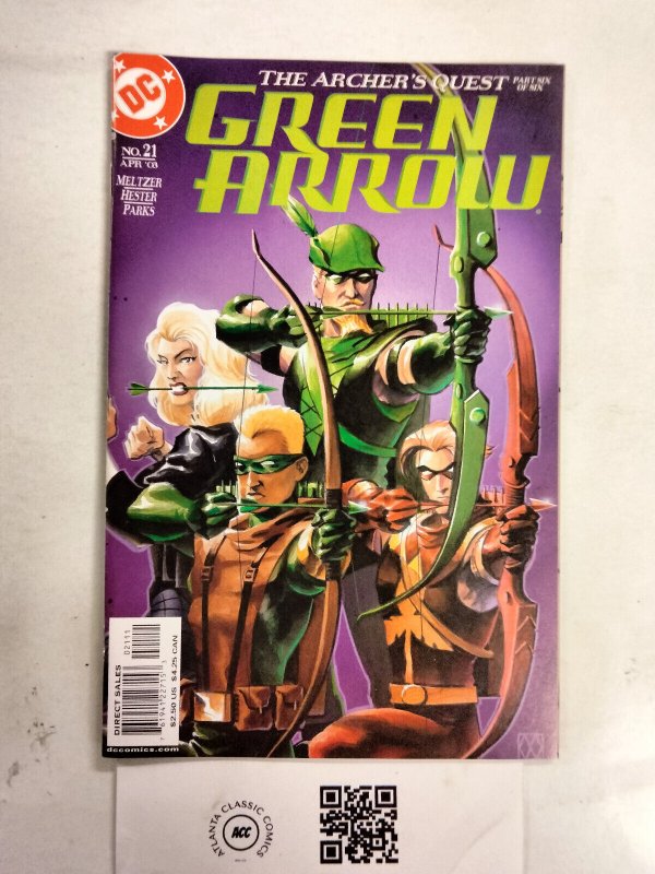 Green Arrow #21 (DC Comics, 2003), raw comic book in NM condition — front cover