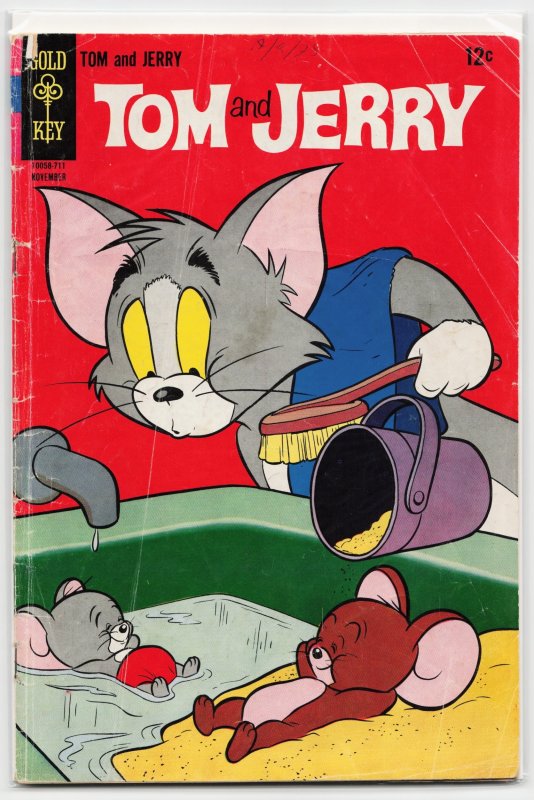 Tom and Jerry #238 (Gold Key, 1967), raw, ungraded comic book — front cover