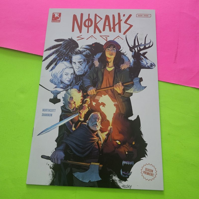 2021 Allegiance Arts Norah's Saga 1 2 3 Wal-Mart Comic VF (2021), raw comic book in VF condition — front cover