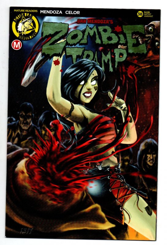 Zombie Tramp #38 (Action Lab Entertainment, 2017), raw comic book in NM condition — front cover