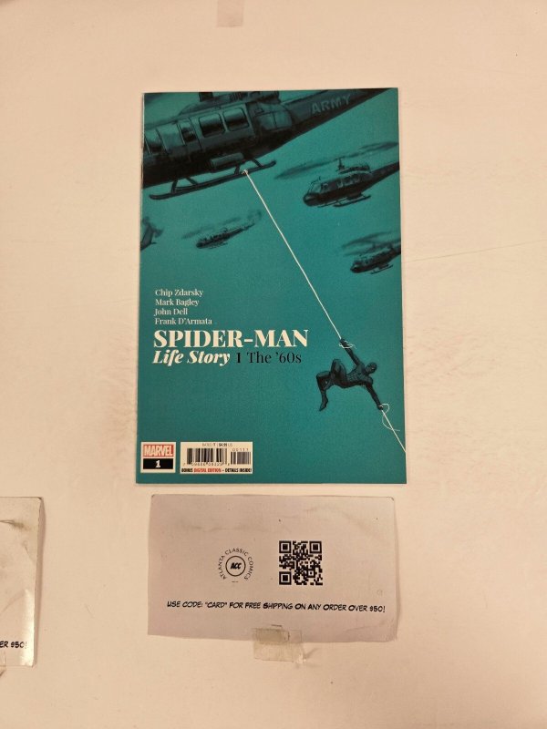 Spider-Man Life Story #1 (Marvel Comics), raw comic book in NM condition — front cover