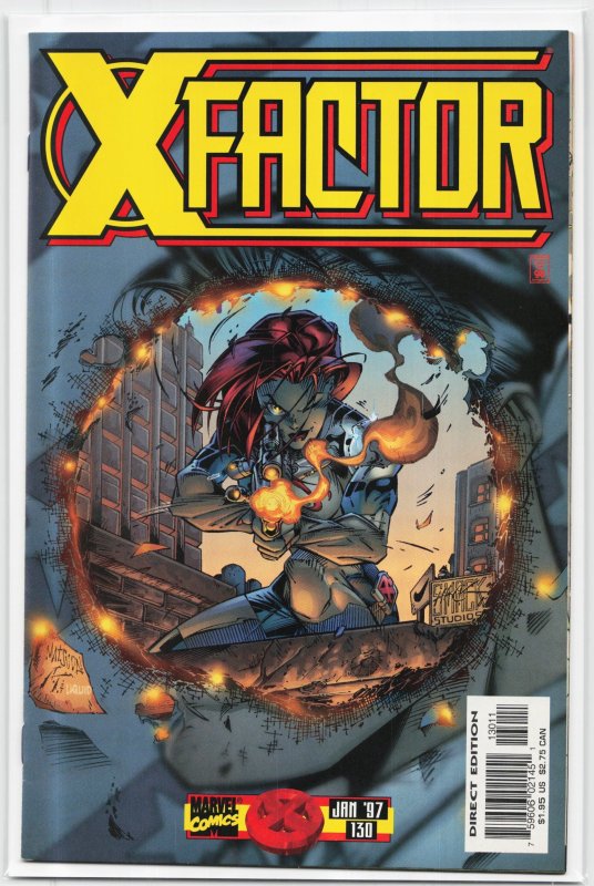 X-Factor #130 (Marvel Comics, 1997), raw, ungraded comic book — front cover