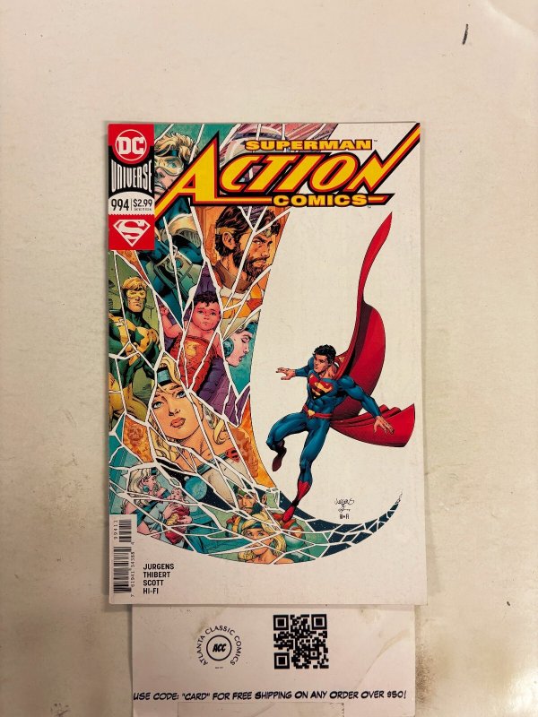 Action Comics #994 (DC Comics, 2016), raw comic book in NM condition — front cover