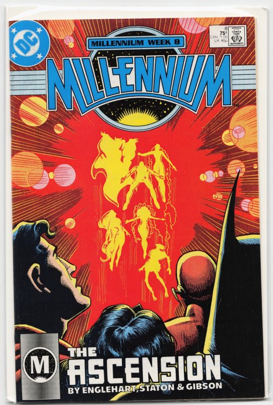 Millennium #5 (1988), raw, ungraded comic book — front cover