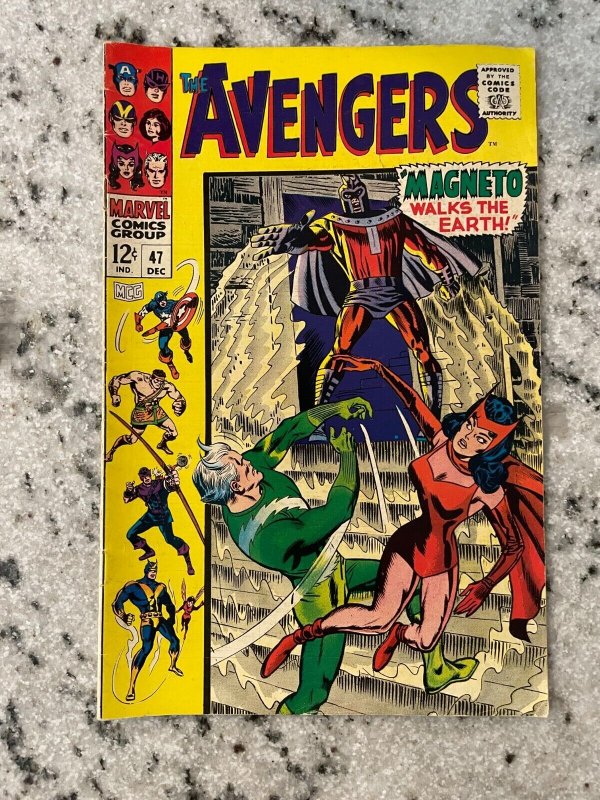 Avengers #47 (Marvel Comics), raw comic book in VF condition — front cover