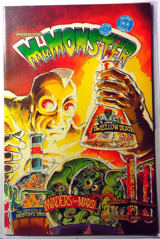 Mr. Monster #5 (Eclipse Comics, 1986), raw, ungraded comic book — front cover