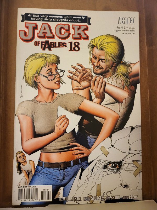 Jack of Fables #18 (2008), raw, ungraded comic book — front cover