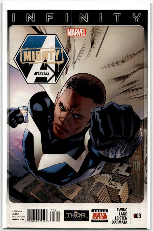 Mighty Avengers #3 (Marvel Comics, 2014), raw, ungraded comic book — front cover