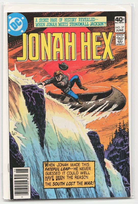 Jonah Hex #37 (DC Comics, 1980), raw, ungraded comic book — front cover