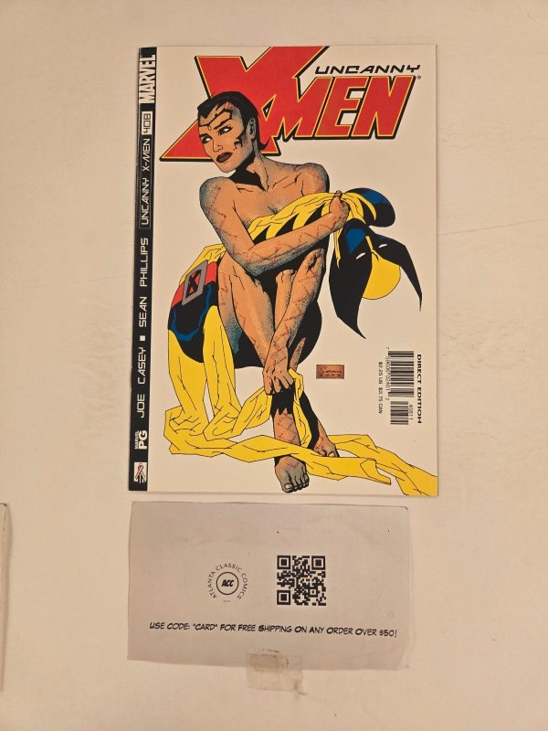 Uncanny X-Men #408 (Marvel Comics), raw comic book in NM condition — front cover
