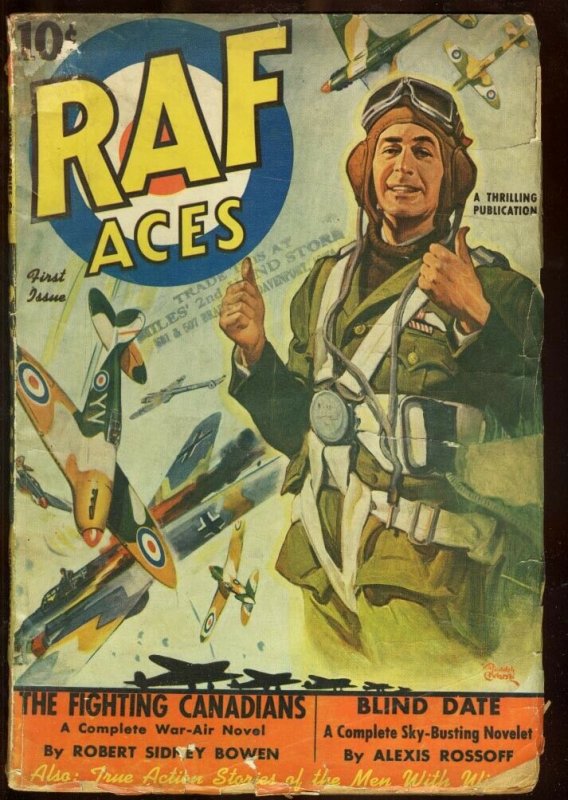 Raf Aces 1941 #1 (1941), raw comic book in VG condition — front cover