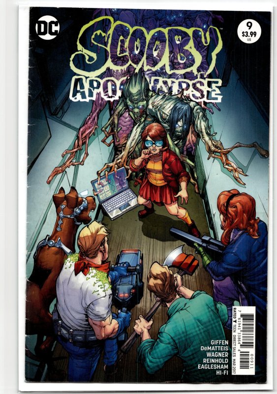 Scooby Apocalypse #9 (2017), raw, ungraded comic book — front cover