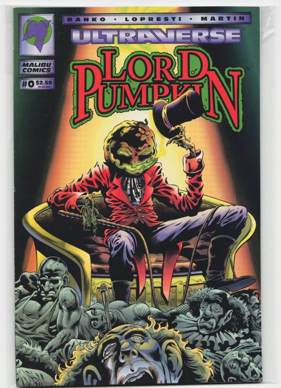 Lord Pumpkin #0 (1995), raw, ungraded comic book — front cover