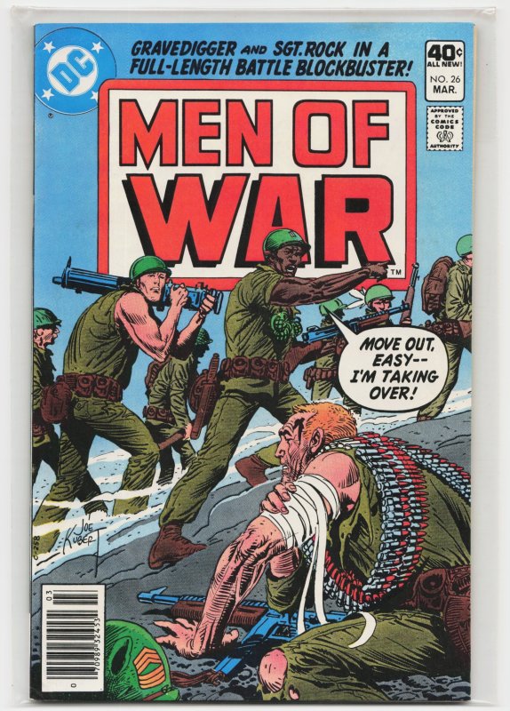 Men of War #26 (DC Comics, 1980), raw, ungraded comic book — front cover