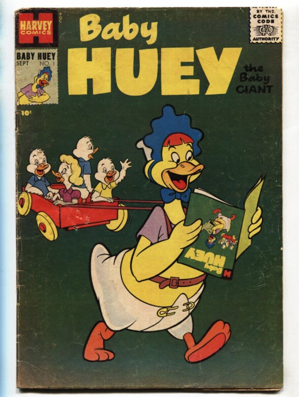 Baby Huey #1 (Harvey Comics), raw, ungraded comic book — front cover