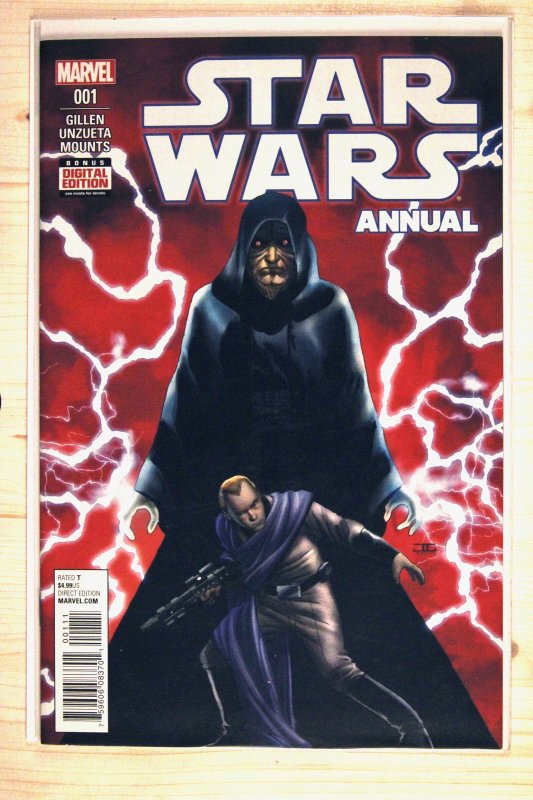 Star Wars Annual #1 (Marvel Comics, 2016), raw comic book in NM+ 9.6 condition — front cover