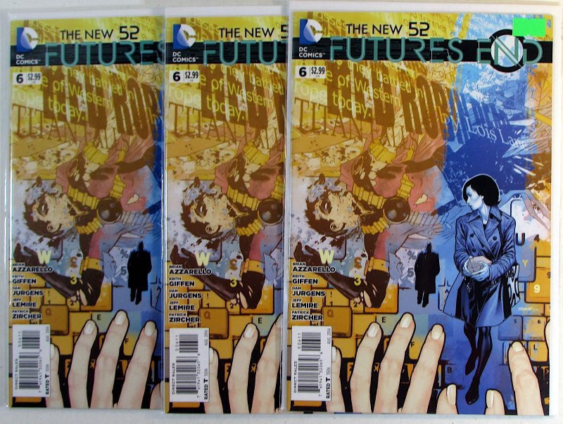 New 52 Futures End Lot of 3 #6 x3 DC Comics (2014) NM 1st Print Comic Books (DC Comics, 2014), raw comic book in NM condition — front cover