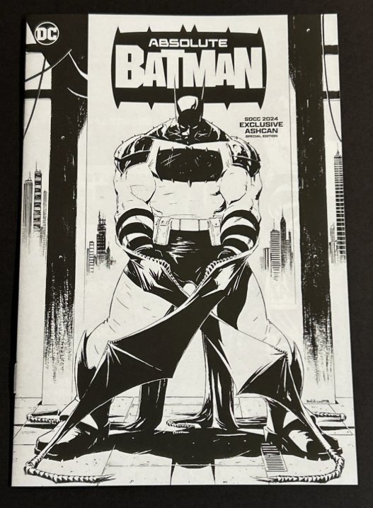 DC W.I.P.: Absolute Batman #1 (DC Comics, 2025), raw, ungraded comic book — front cover