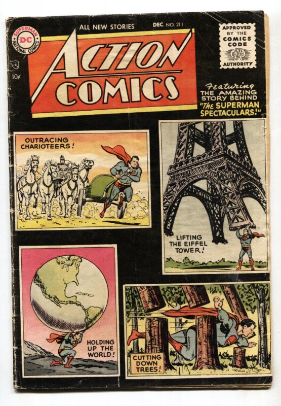 Action #211 (DC Comics), raw, ungraded comic book — front cover