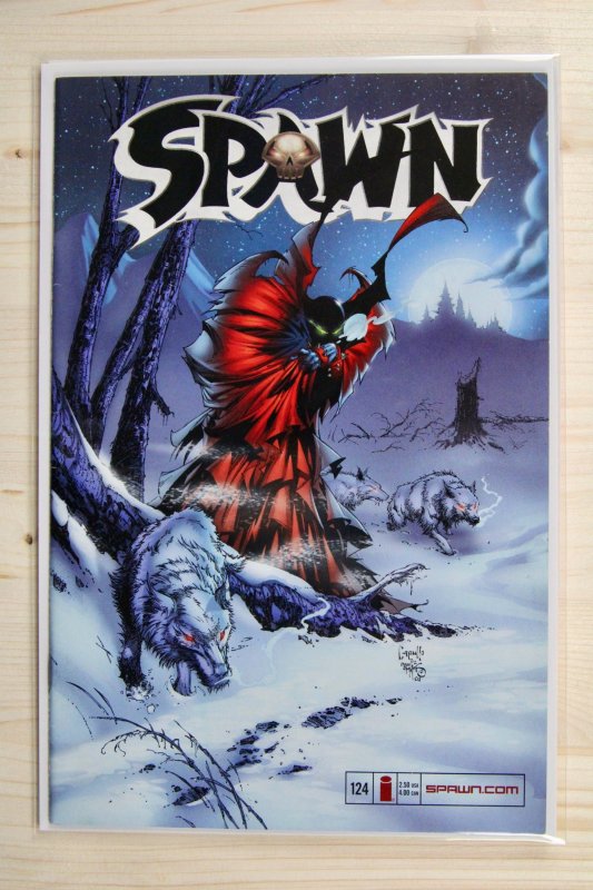Spawn #124 (Image Comics, 2003), raw comic book in NM 9.4 condition — front cover