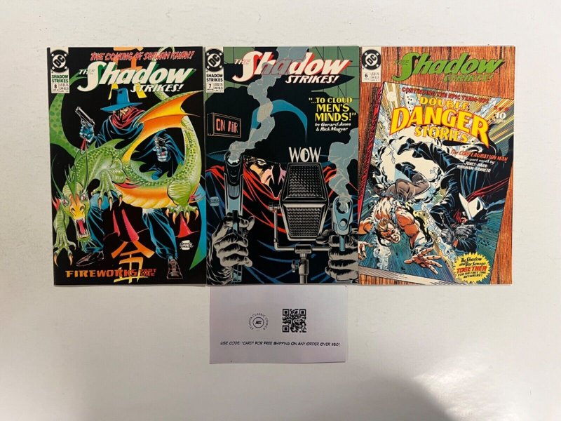 3 the Shadow Strikes DC Comic Books #6, raw, ungraded comic book — front cover