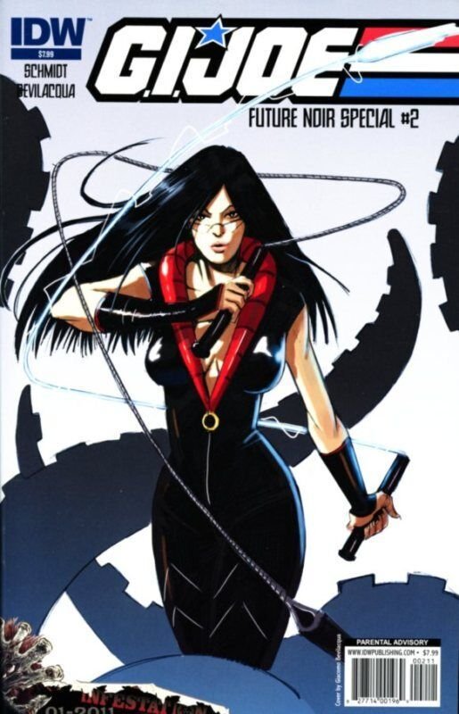 G.I. Joe: Future Noir Special #2 (IDW Publishing), raw, ungraded comic book — front cover