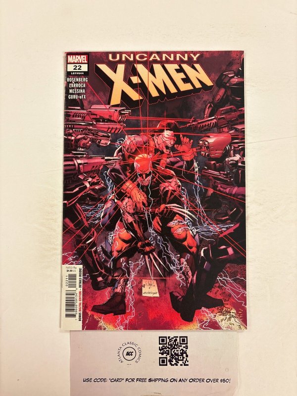 Uncanny X-Men #22 (Marvel Comics), raw comic book in NM condition — front cover
