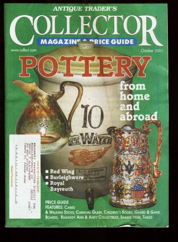 Antique Press Collector Price Guide 2001 Oct-Info VG (2001), raw comic book in VG condition — front cover