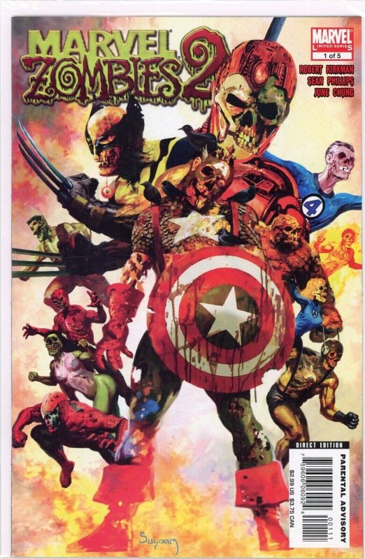 Zombies #1 (Marvel Comics, 2007), raw comic book in NM 9.4 condition — front cover