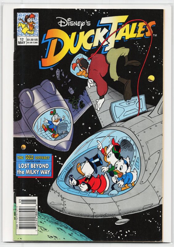 DuckTales #12 (1991), raw, ungraded comic book — front cover