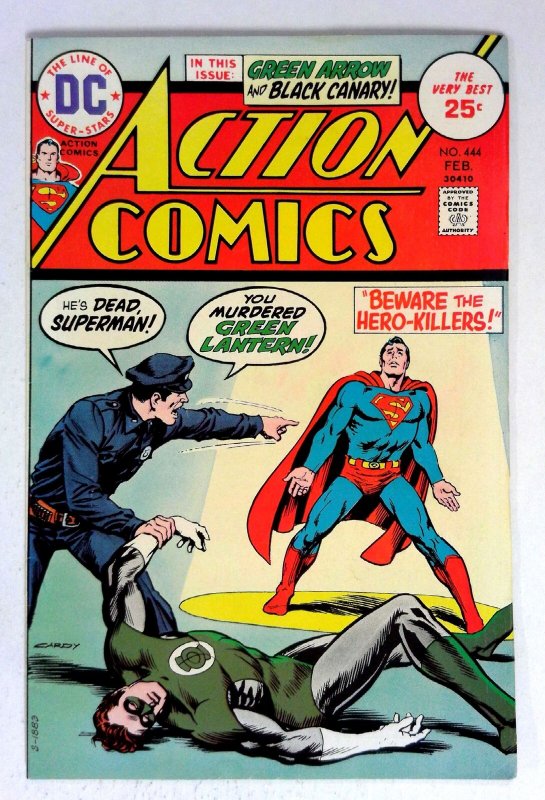 Action #444 (DC Comics, 1975), raw comic book in VF/NM condition — front cover