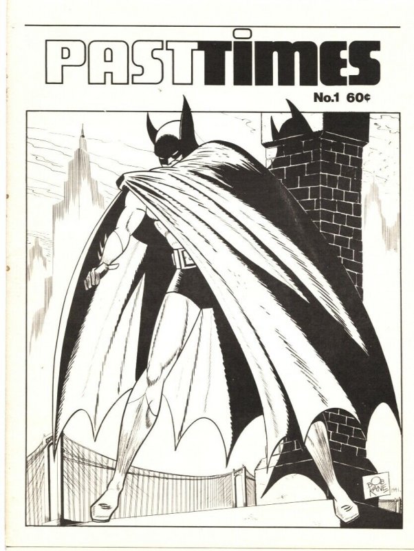 Past Times #1-1982-Early Houston Texas Fandom-Batman-Superman-Spider-Man, raw, ungraded comic book — front cover
